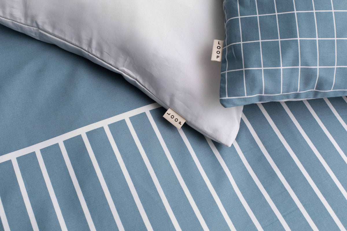 LOOP HOME reversible quilt cover set — view 2