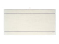 LOOP HOME bath towel - butter/stone - dual stripe — view 4