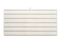 LOOP HOME bath towel - butter/stone - bold stripe — view 5