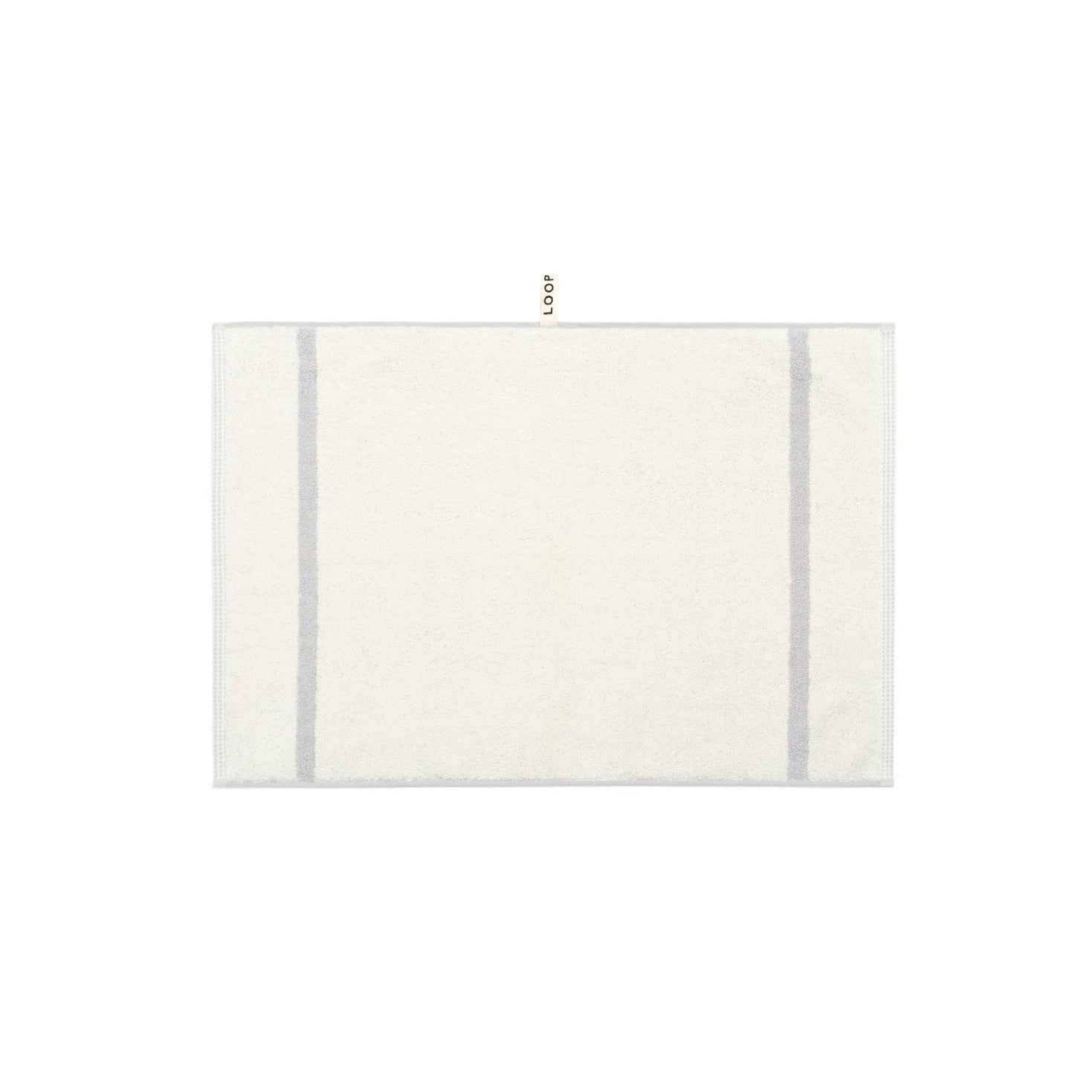 Butter/Stone Dual Stripe Hand Towel — view 2