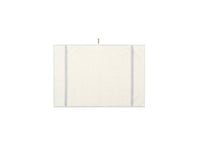 LOOP HOME butter and stone hand towel with bold stripe pattern