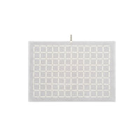 LOOP HOME hand towel - butter/stone - grid — view 2
