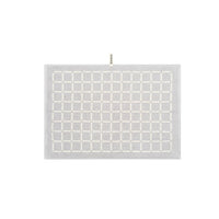 LOOP HOME hand towel - butter/stone - grid — view 3