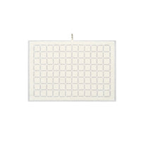 LOOP HOME hand towel - butter/stone - grid — view 2