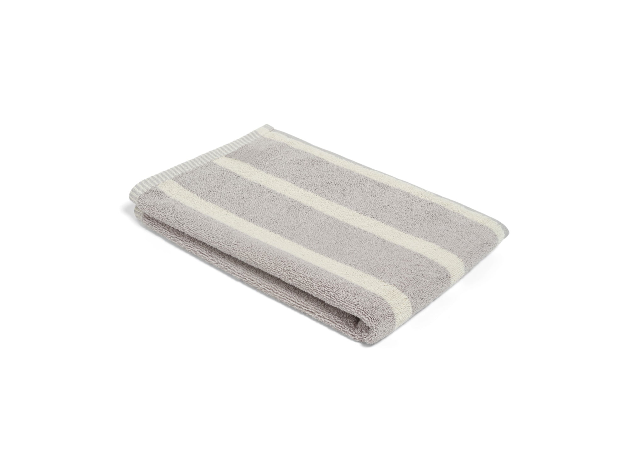 Bath Sheet - Butter/Stone - Bold Stripe