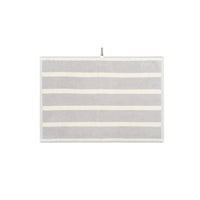 LOOP HOME hand towel - butter/stone - bold stripe — view 3