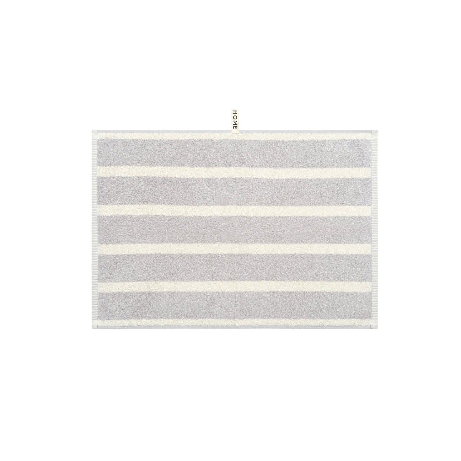 Butter/Stone Bold Stripe Hand Towel — view 3