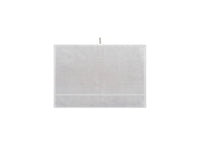 LOOP HOME stone hand towel folded showing bold stripe pattern