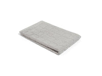 LOOP HOME stone hand towel showing simple stripe pattern