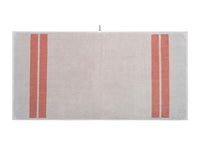 LOOP HOME bath towel - terracotta/stone - dual dash — view 5