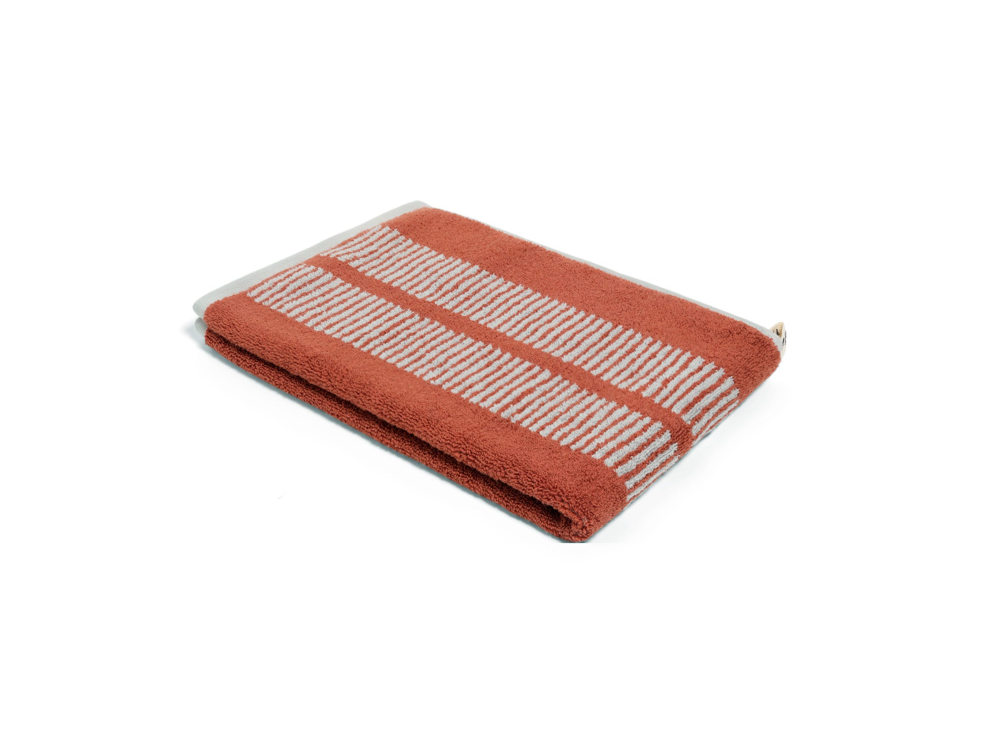 Bath Towel - Terracotta/Stone - Dual Dash