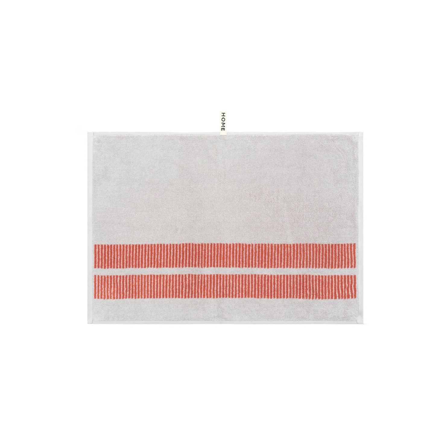 LOOP HOME hand towel - terracotta/stone - dual dash — view 3
