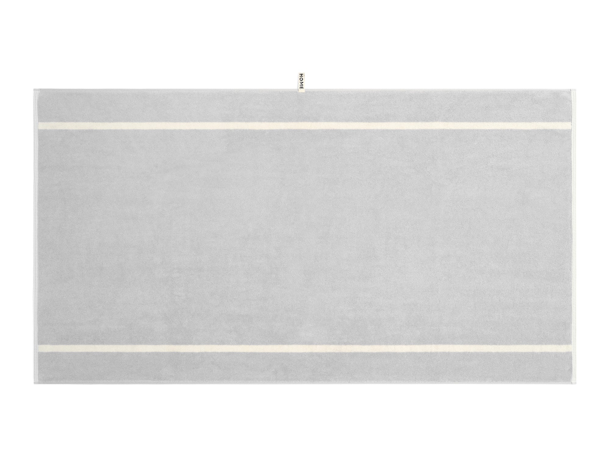 LOOP HOME bath sheet - butter/stone - dual stripe — view 7