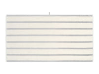 LOOP HOME bath sheet - butter/stone - bold stripe — view 5