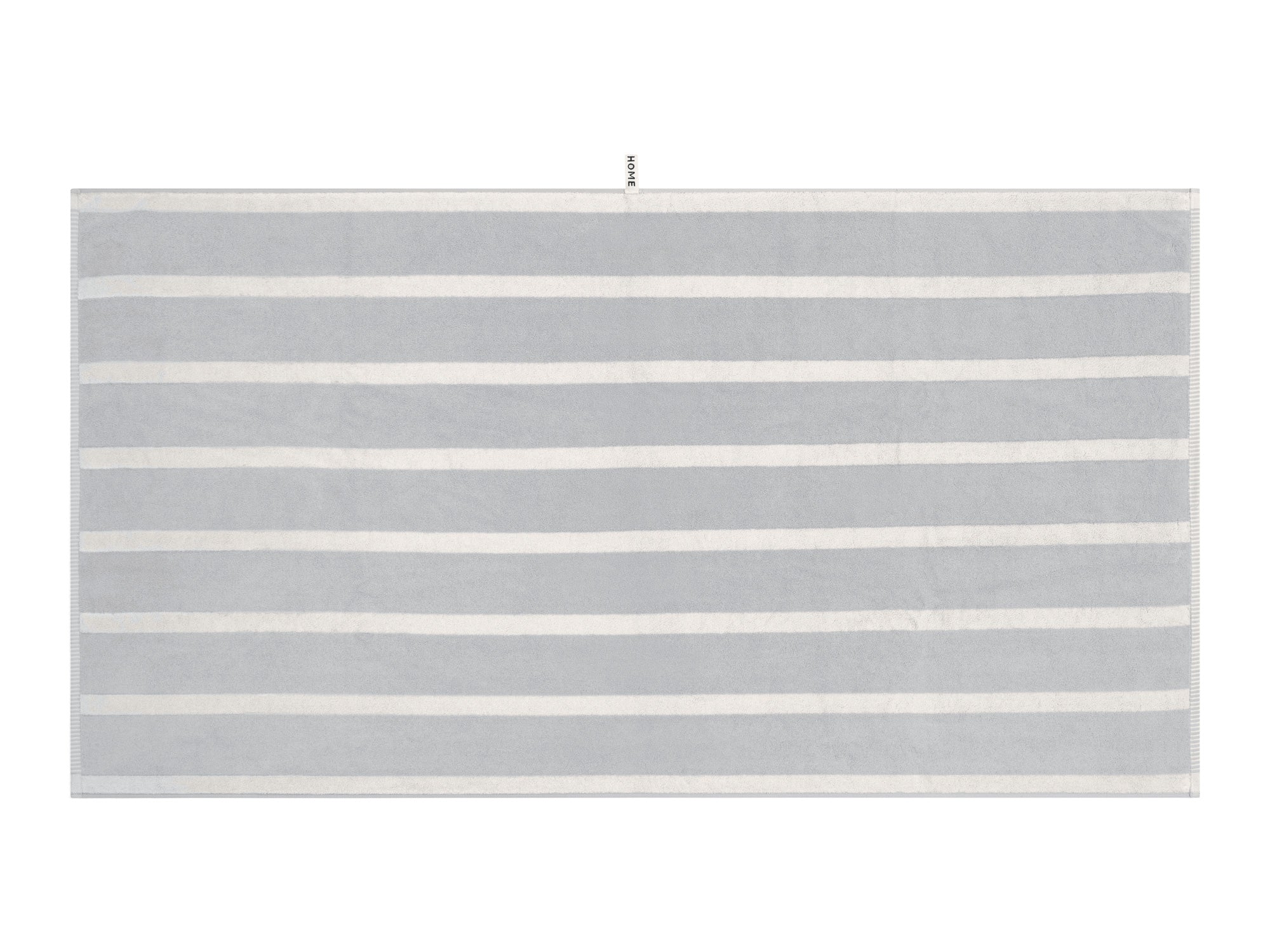 LOOP HOME bath sheet - butter/stone - bold stripe — view 6