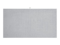 LOOP HOME bath towel - stone - raised grid — view 2