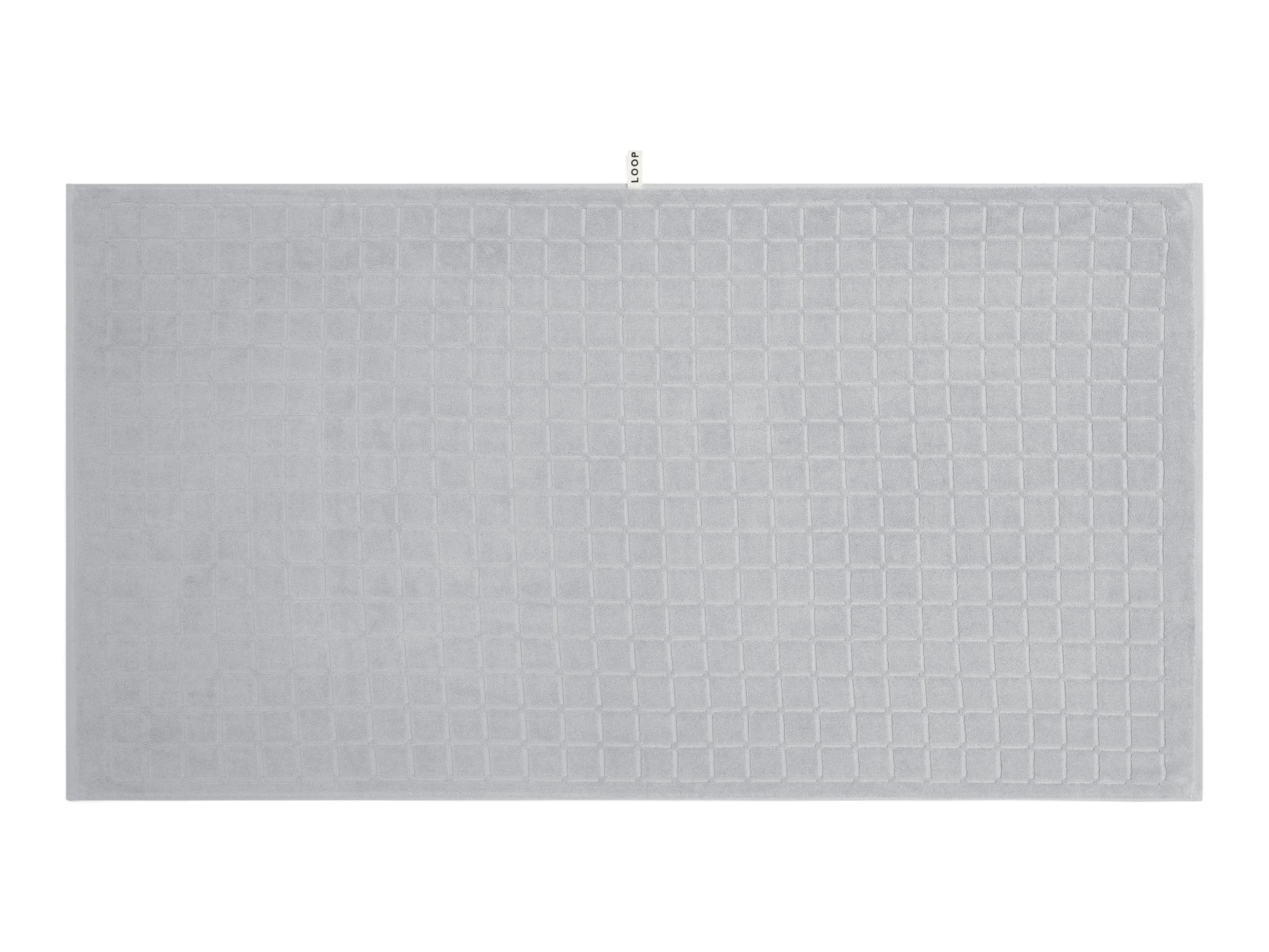 Stone Raised Grid Bath Towel — view 3