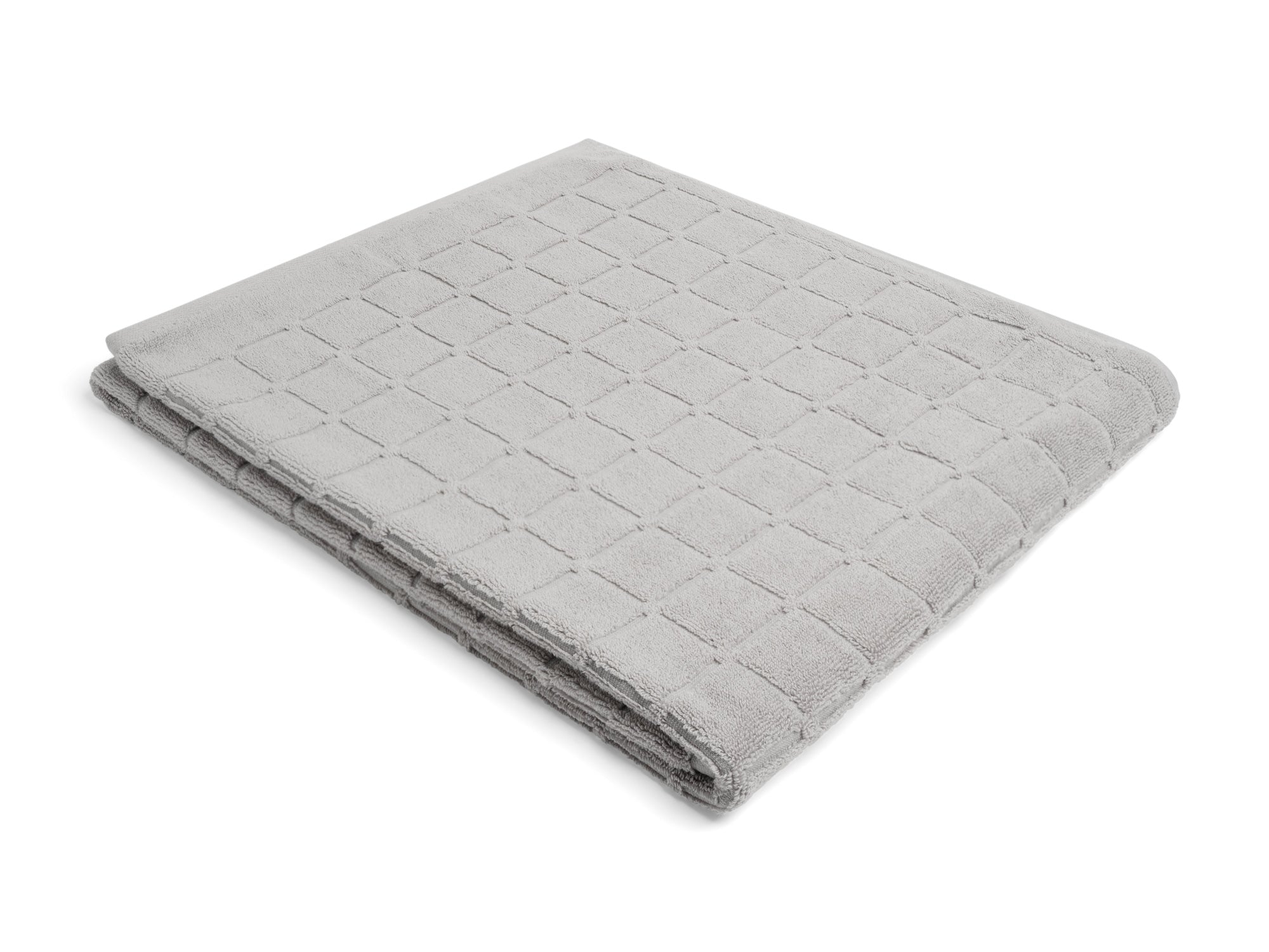 Bath Sheet Bundle - Stone - Raised Grid