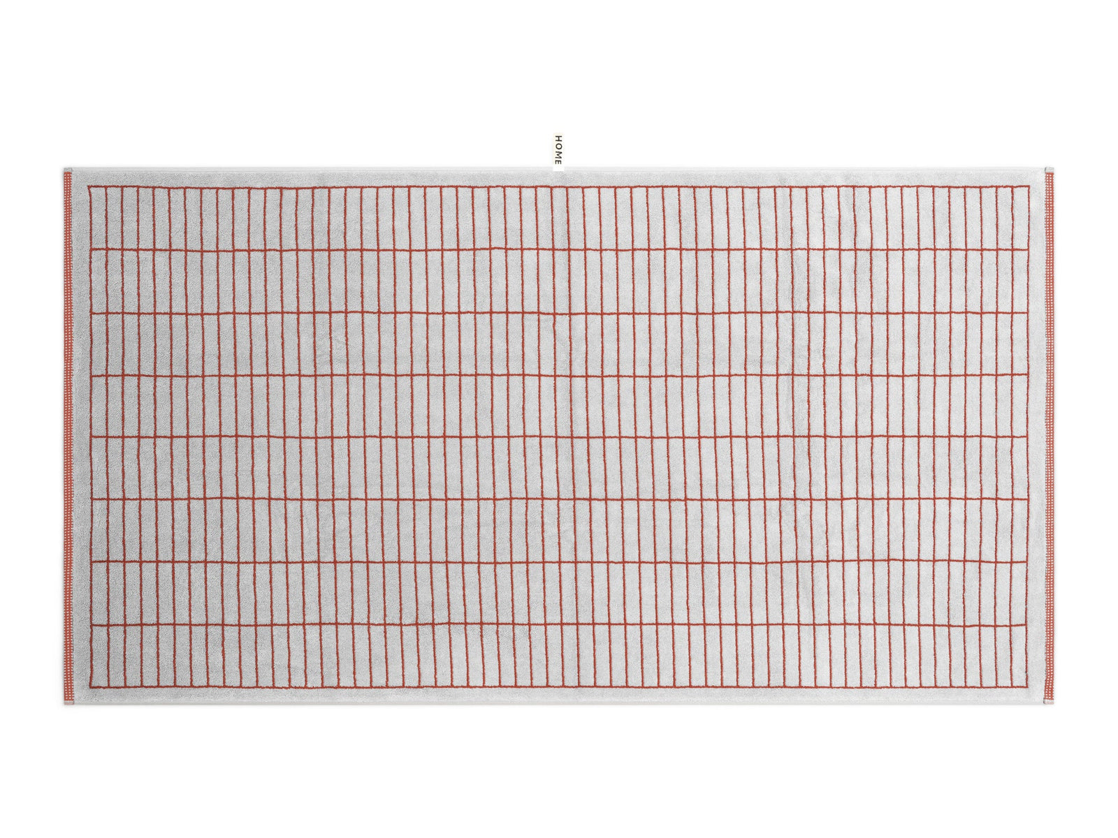 LOOP HOME bath towel - terracotta/stone - tile — view 5