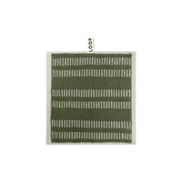 LOOP HOME face towel - forest/sage - dual dash