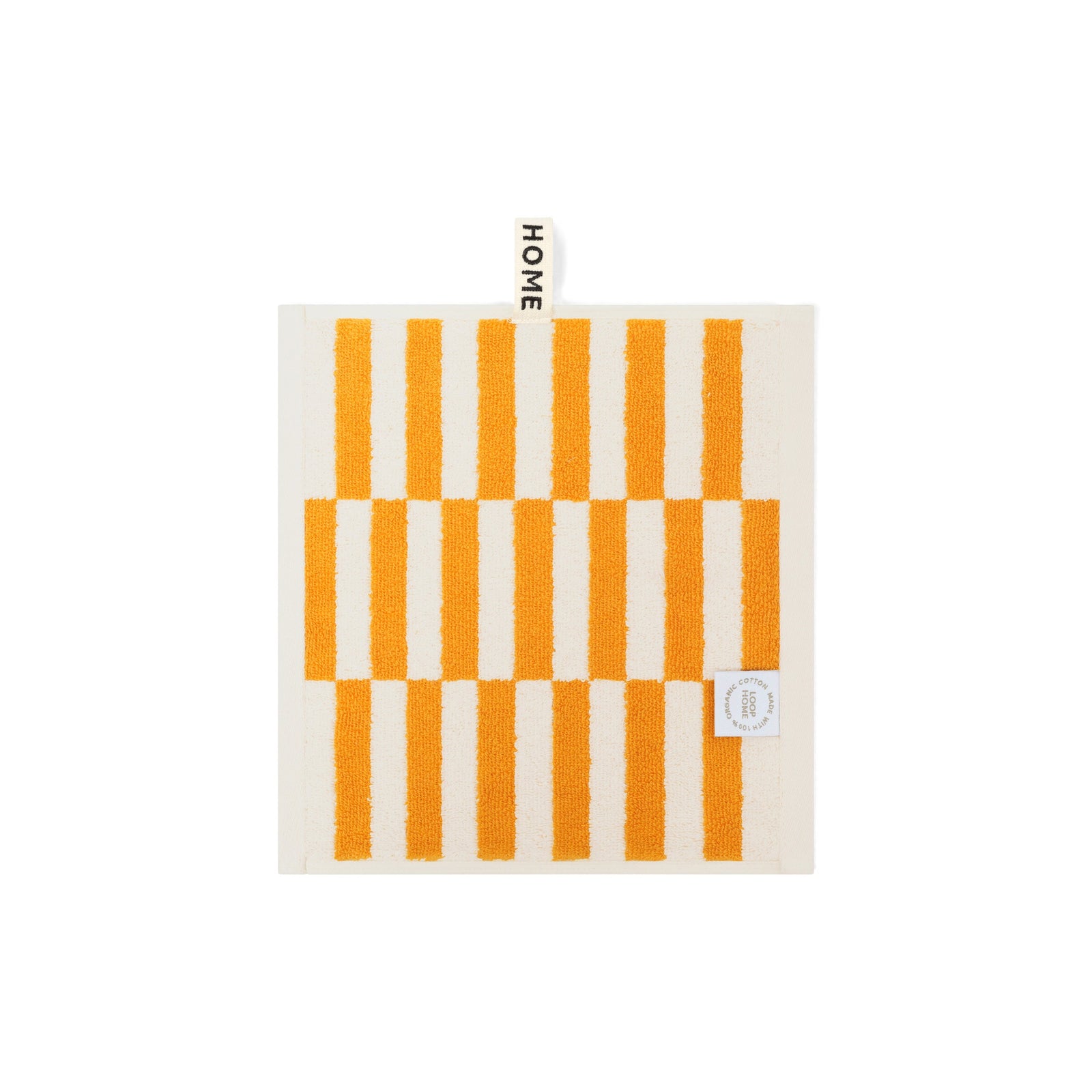 Saffron/Ivory Face Towel Offset Face Towel — view 2