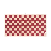 LOOP HOME bath sheet - ruby/almond blush - brick — view 2