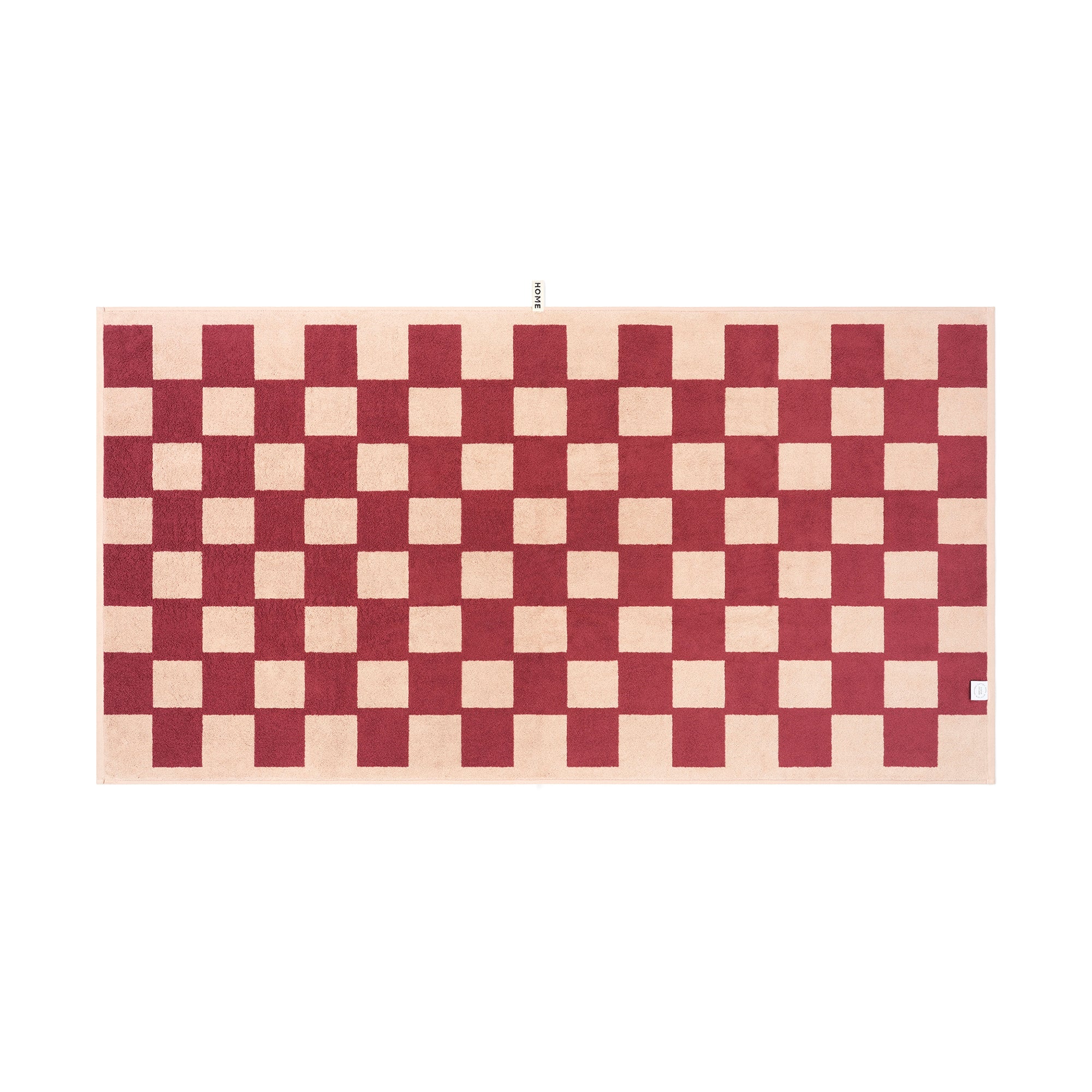 Ruby/Almond Blush Brick Bath Sheet — view 2