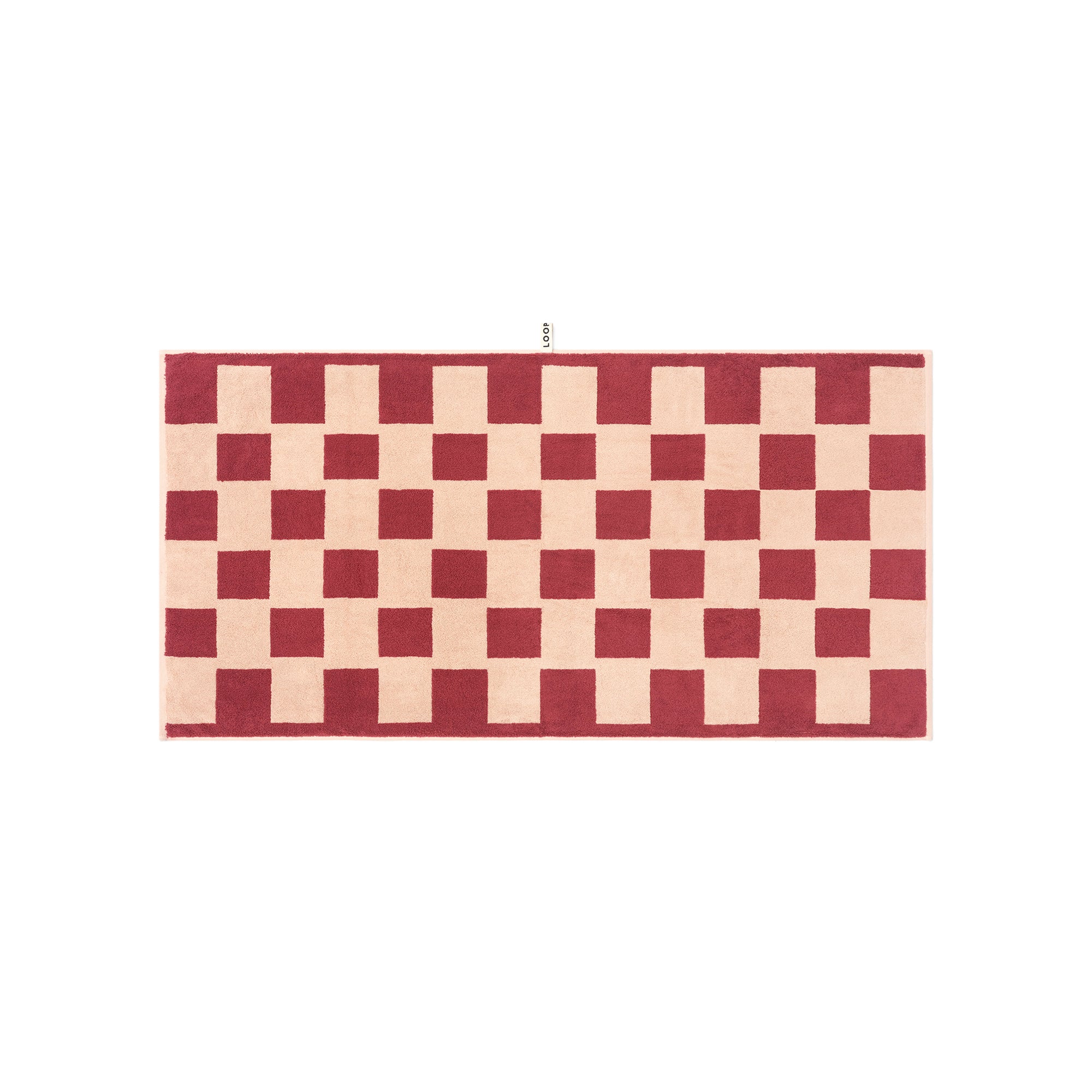 Bath Towel - Ruby/Almond Blush - Brick