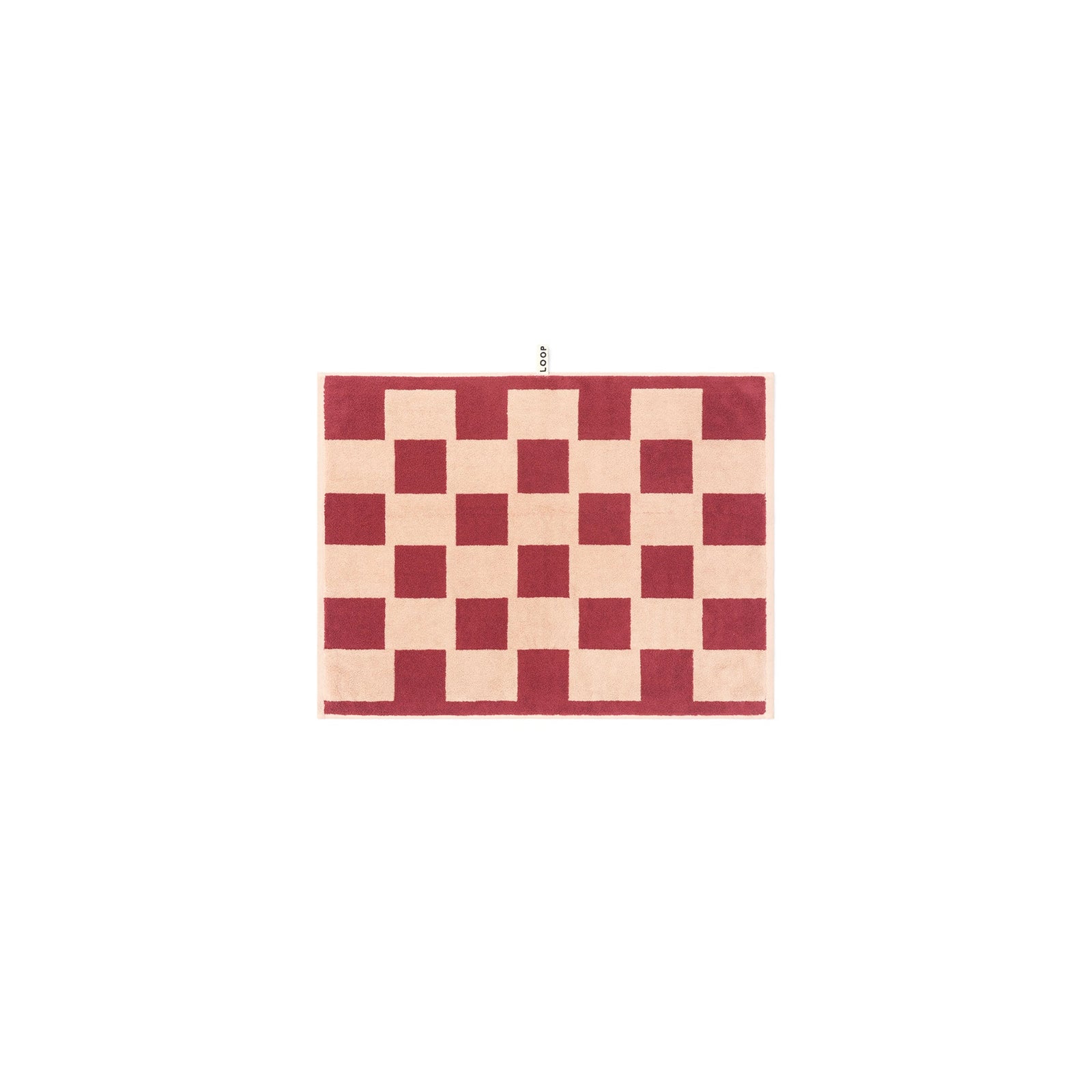 Ruby/Almond Blush Brick Bath Mat — view 2