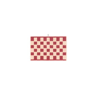 LOOP HOME hand towel - ruby/almond blush - brick — view 3