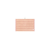 LOOP HOME hand towel - ruby/almond blush - tile — view 4