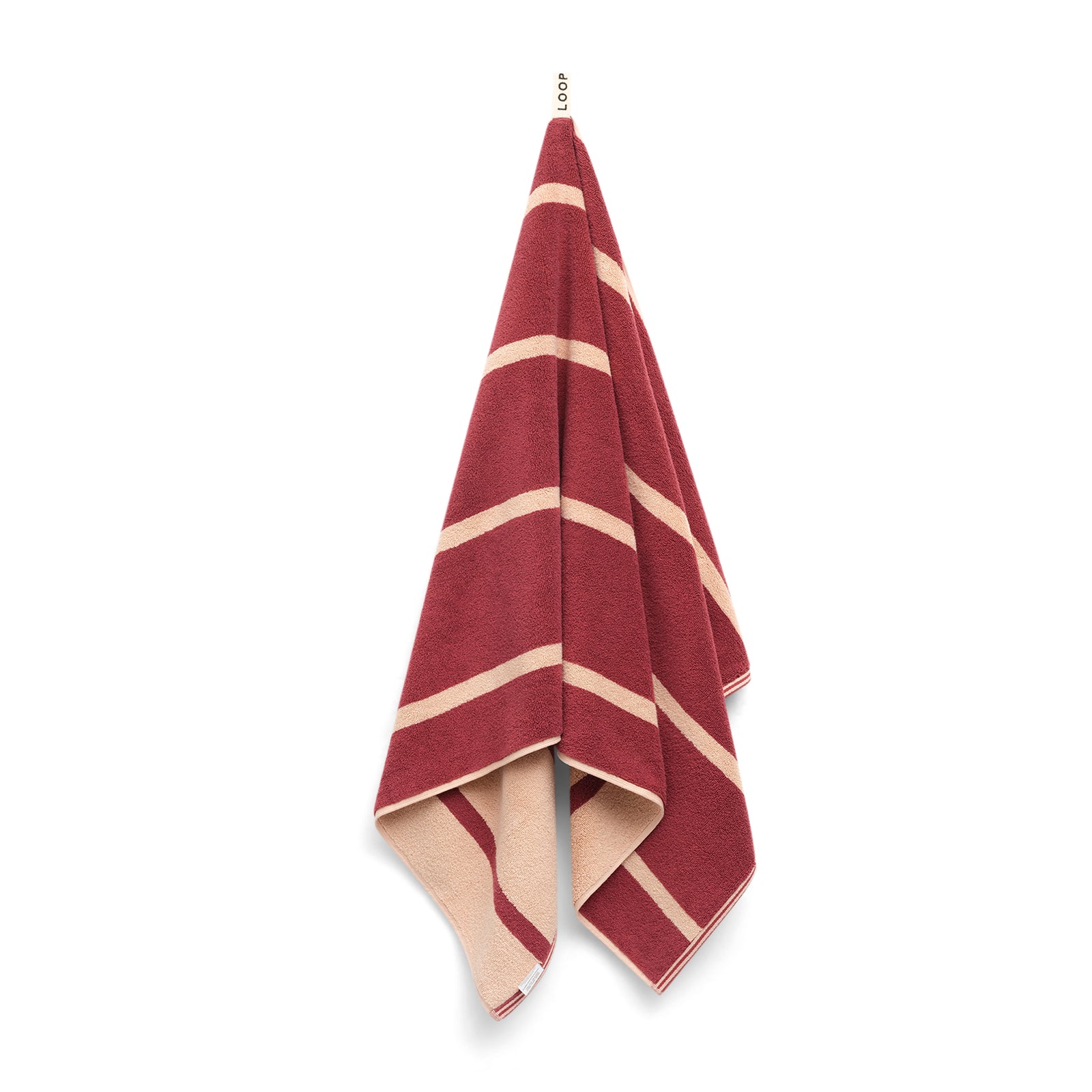 LOOP HOME ruby/almond blush - pinstripe bundles — view 3