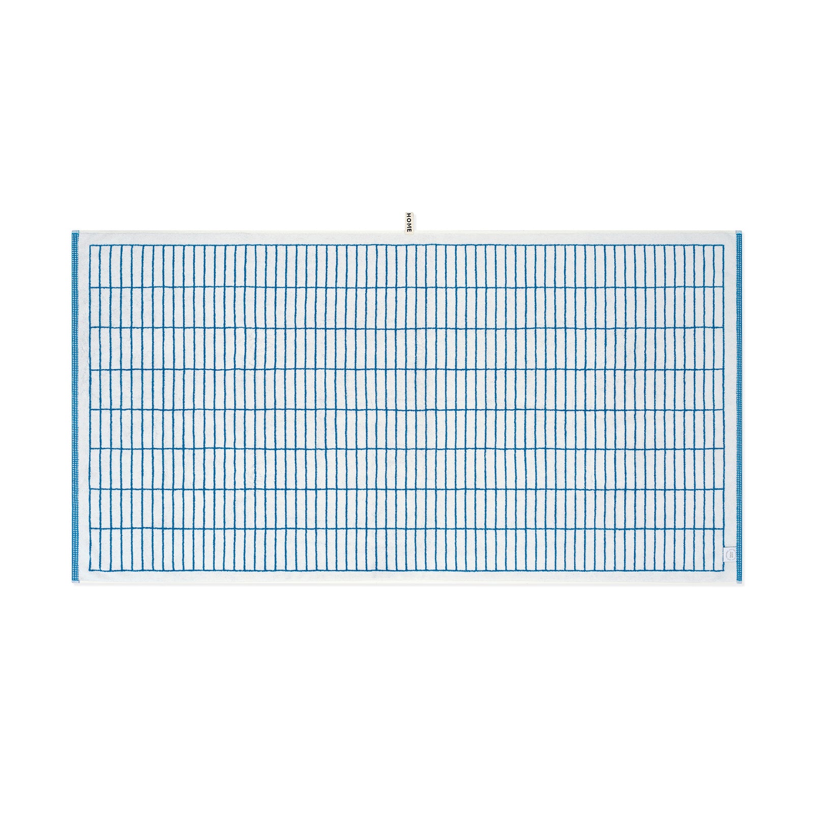 LOOP HOME bath sheet - cobalt/ivory - tile — view 3
