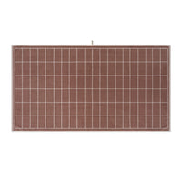 LOOP HOME bath sheet - coffee/ivory - tile — view 2