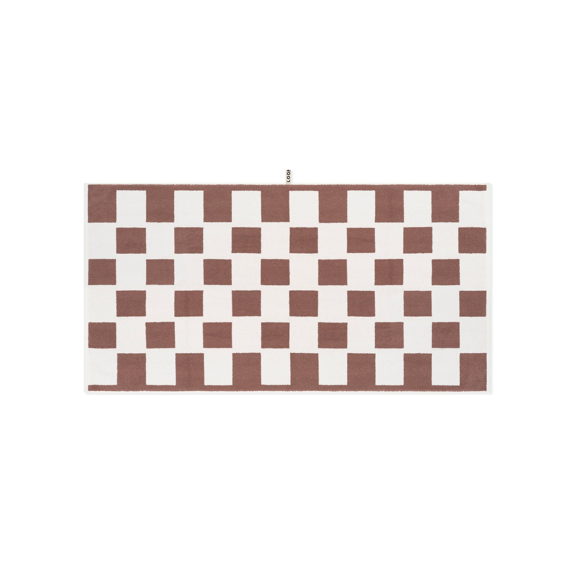 Bath Towel - Coffee/Ivory - Brick