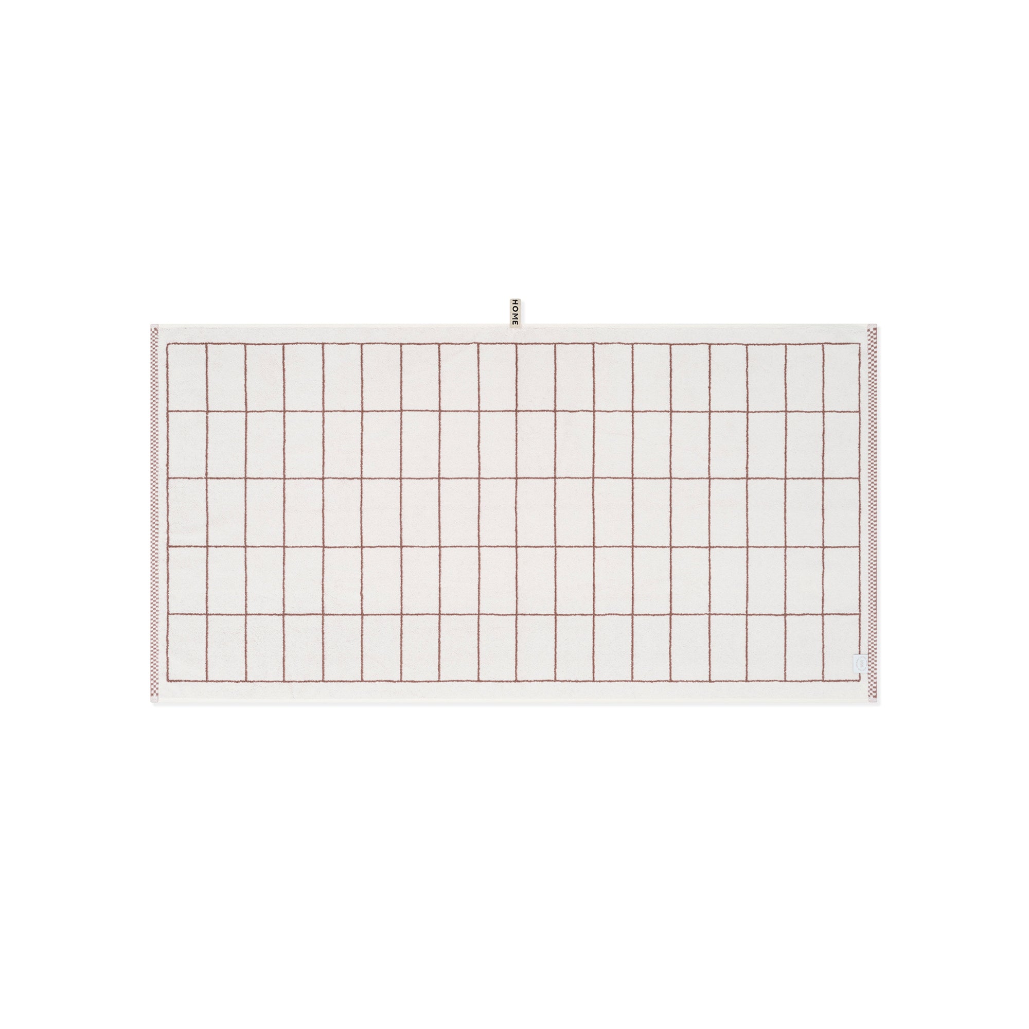 Bath Towel - Coffee/Ivory - Tile