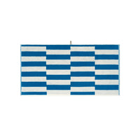 LOOP HOME bath towel - cobalt/ivory - shift — view 2