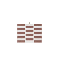 LOOP HOME bath mat - coffee/ivory - stack — view 2