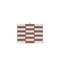 LOOP HOME bath mat - coffee/ivory - stack — view 3