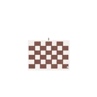 LOOP HOME bath mat - coffee/ivory - brick — view 2