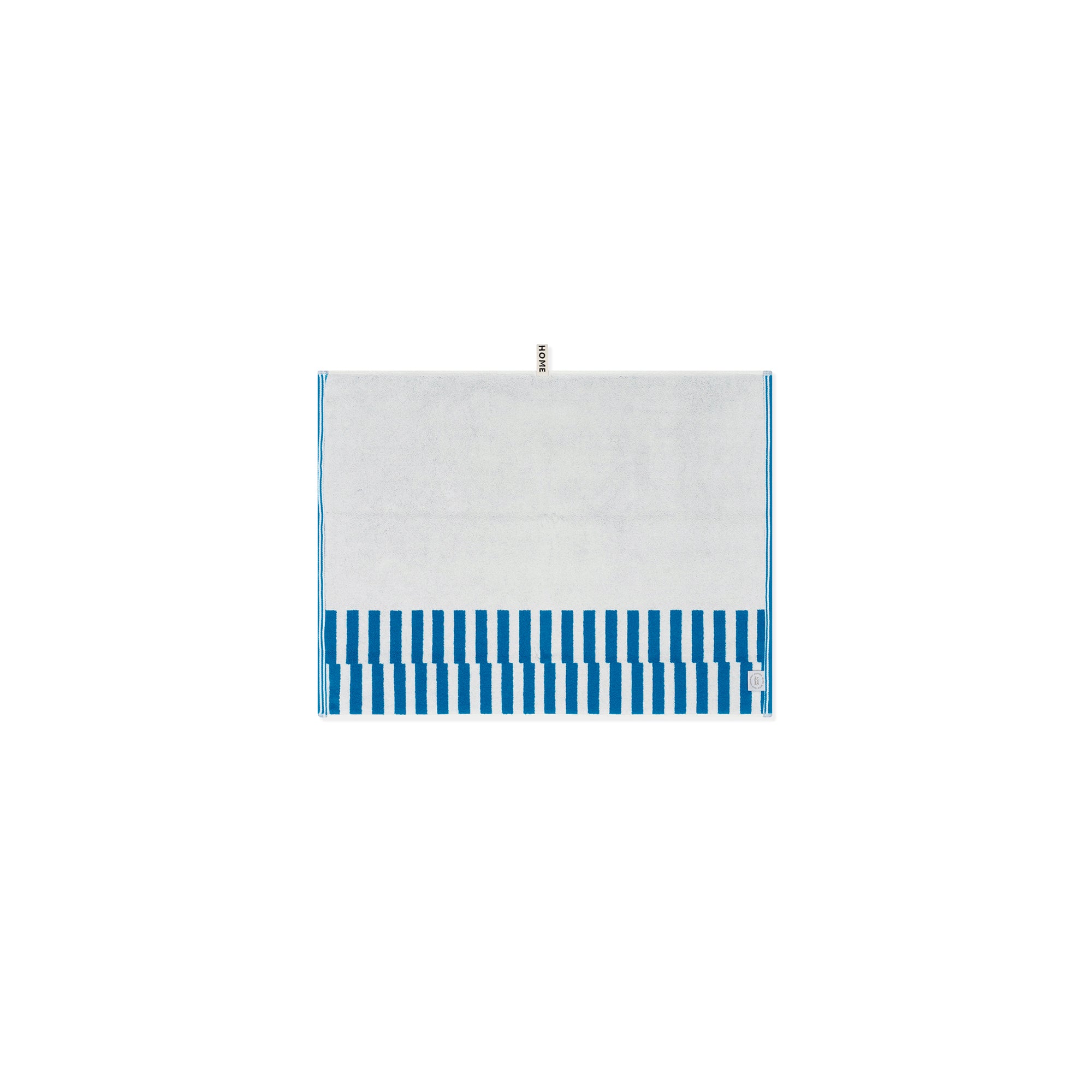 LOOP HOME bath mat - cobalt/ivory - shift — view 2