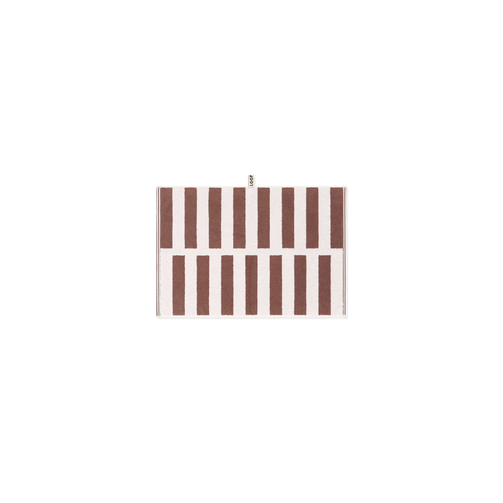 Hand Towel - Coffee/Ivory - Stack