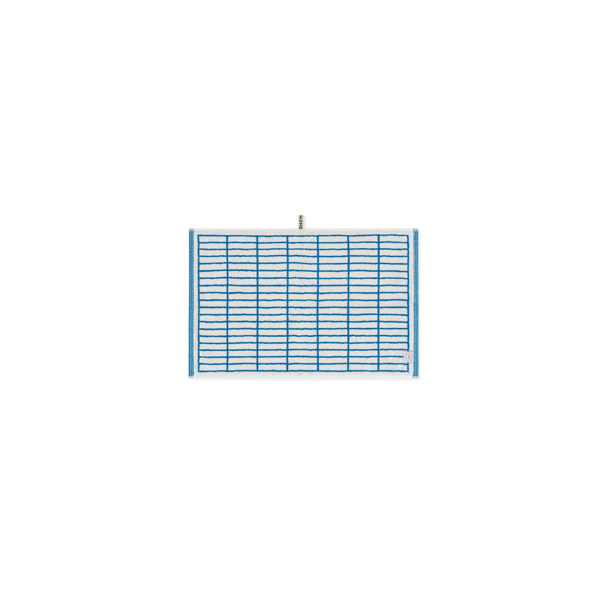 Cobalt/Ivory Tile Hand Towel — view 4