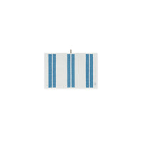 LOOP HOME hand towel - cobalt/ivory - dual dash — view 4