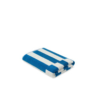 LOOP HOME bath sheet - cobalt/ivory - shift