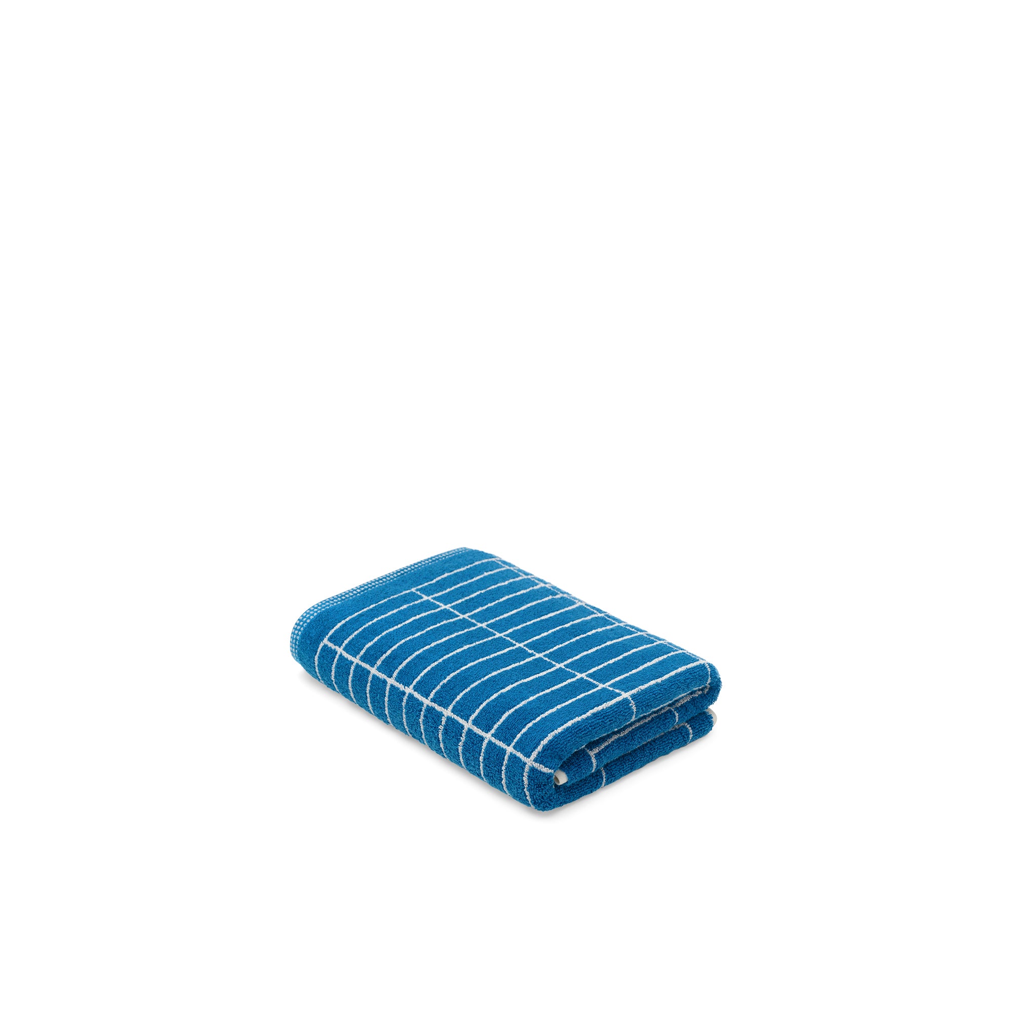 LOOP HOME bath sheet - cobalt/ivory - tile