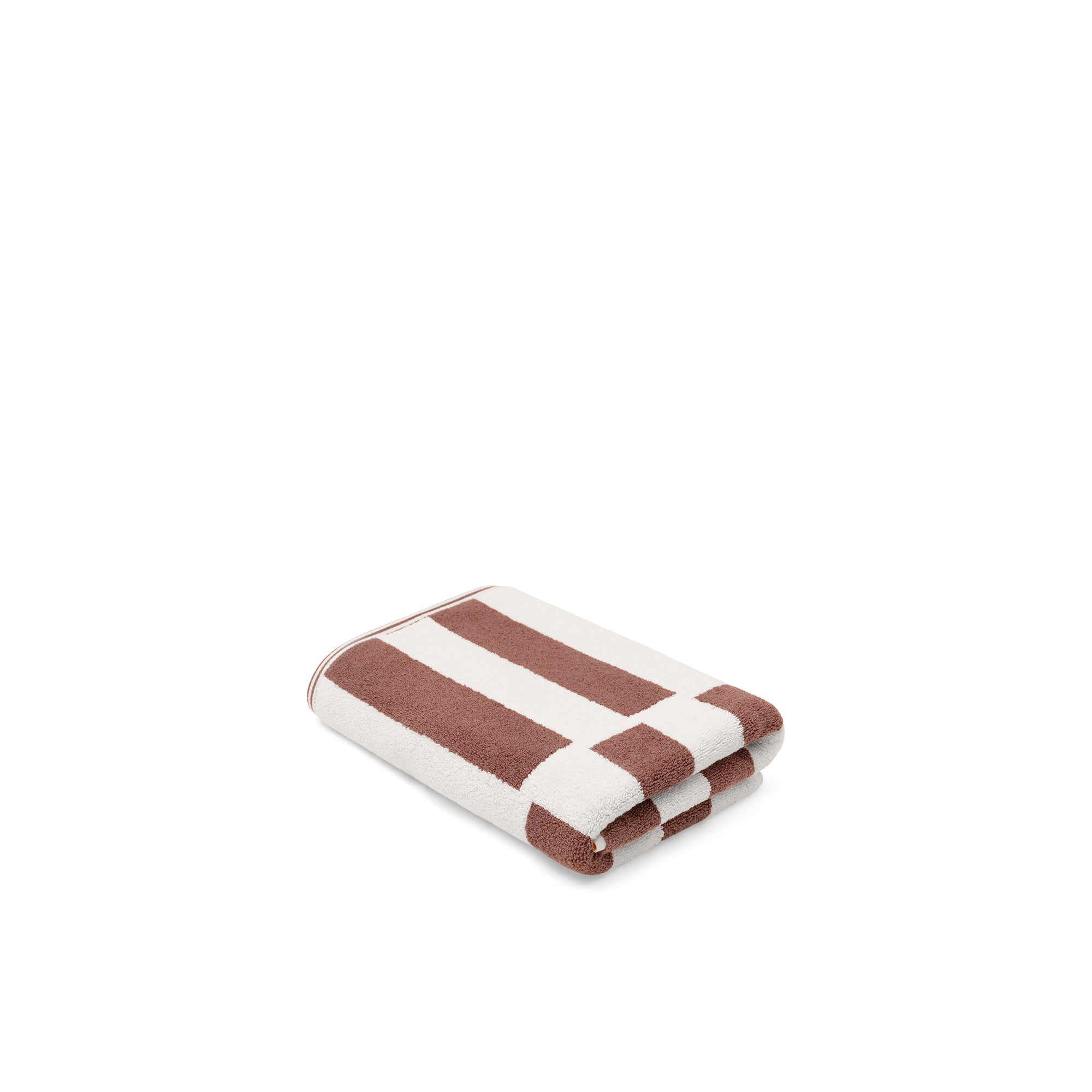 Bath Towel - Coffee/Ivory - Stack