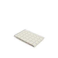 LOOP HOME bath sheet - butter/stone - grid