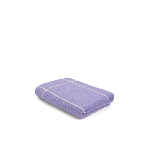 LOOP HOME bath sheet - lilac/ivory - mesh