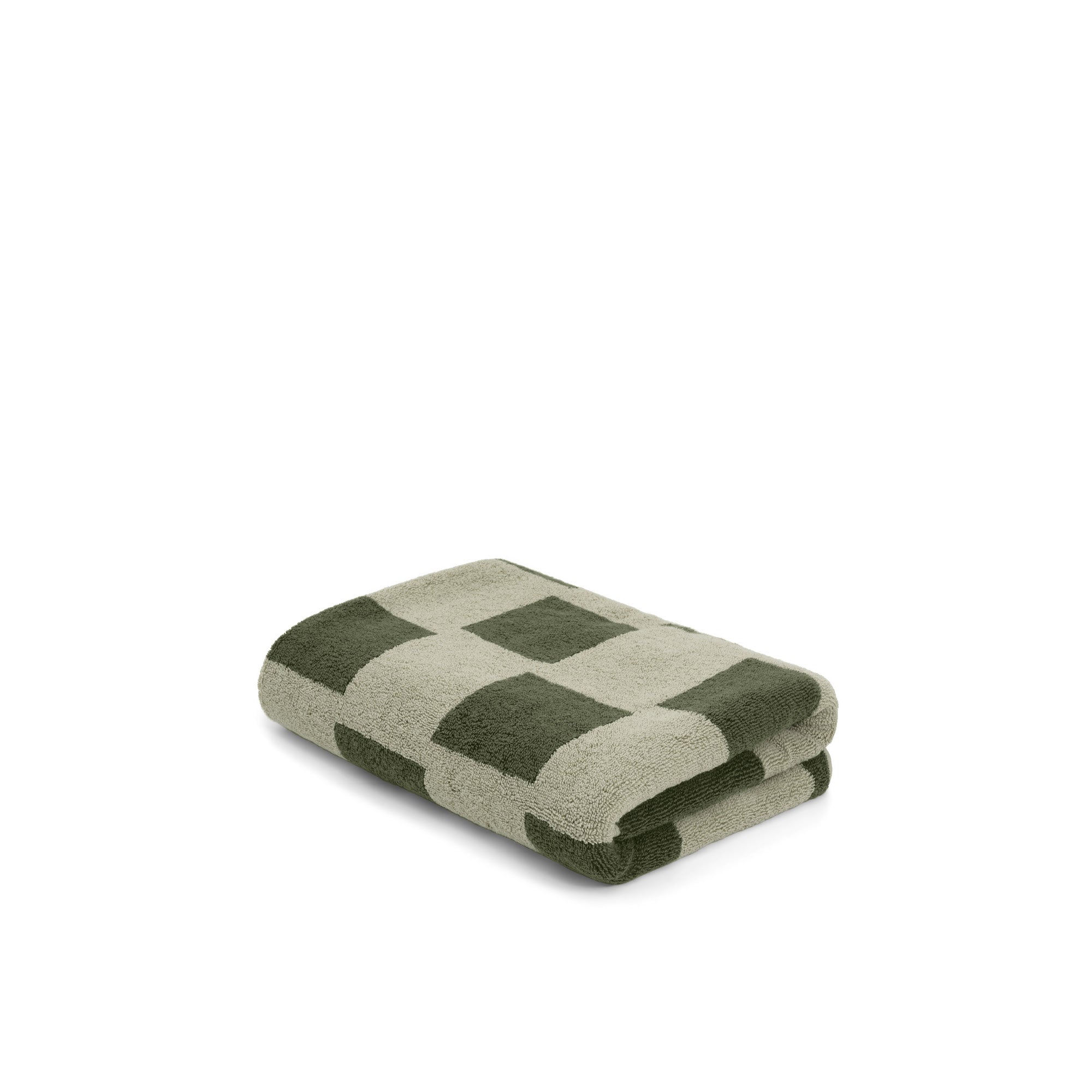 LOOP HOME bath towel - forest/sage - brick